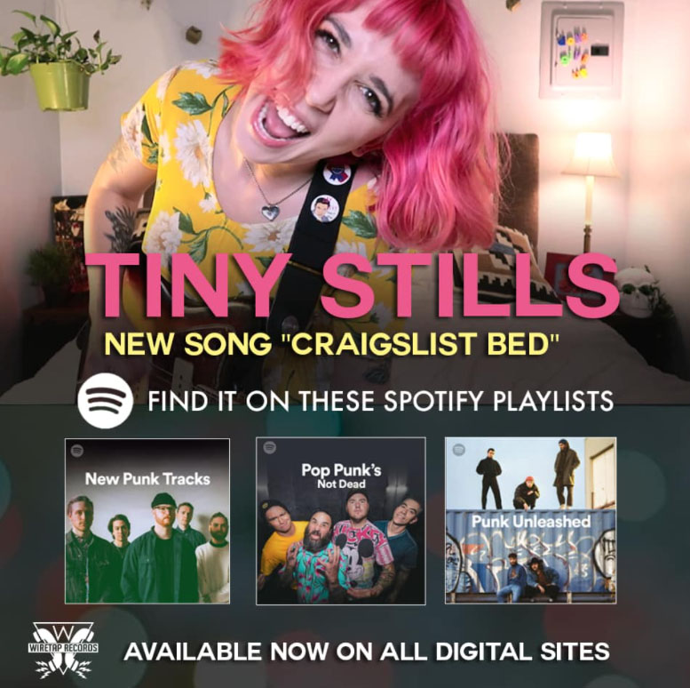 Tiny Stills 2020 promo new song Craigslist Bed
